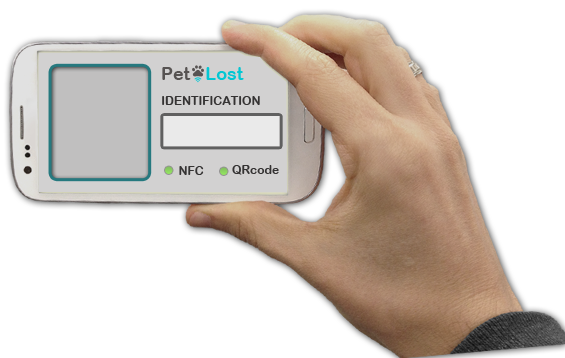 Pet-Lost : médaille connectée QR Code, NFC et Géolocalisation pour chien et chat